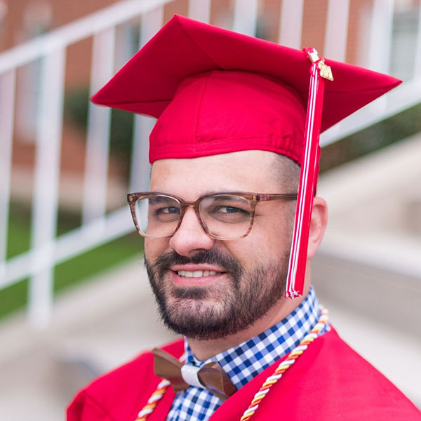 University of Louisiana at Lafayette student Dustin Smith is in the health information management program