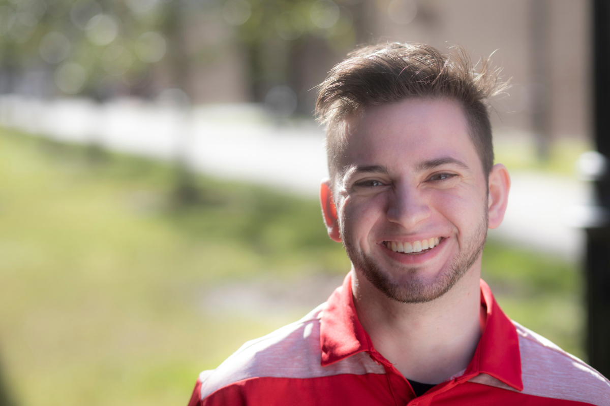 Mechanical engineering student Andrew Hoffpauir