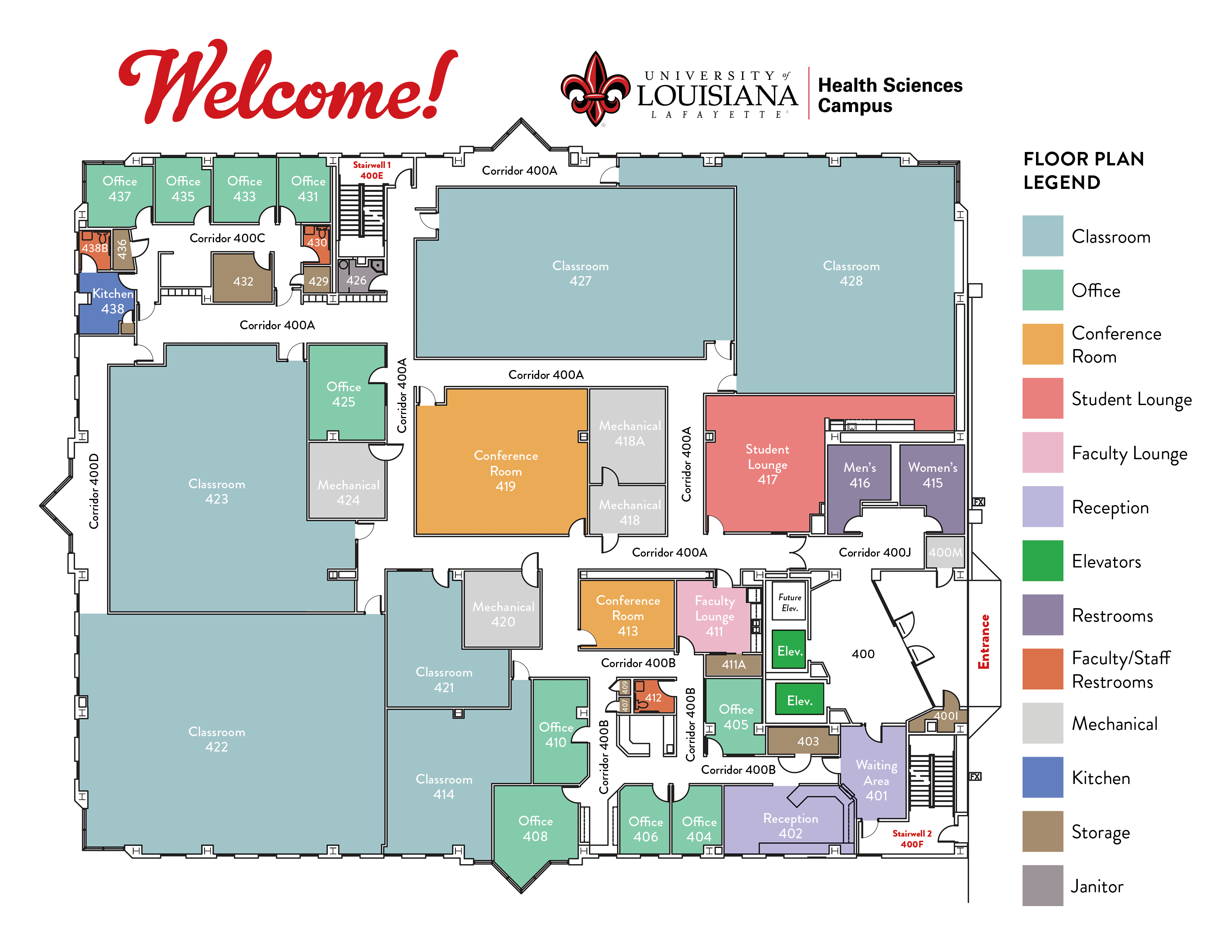 Health Sciences Floorplan