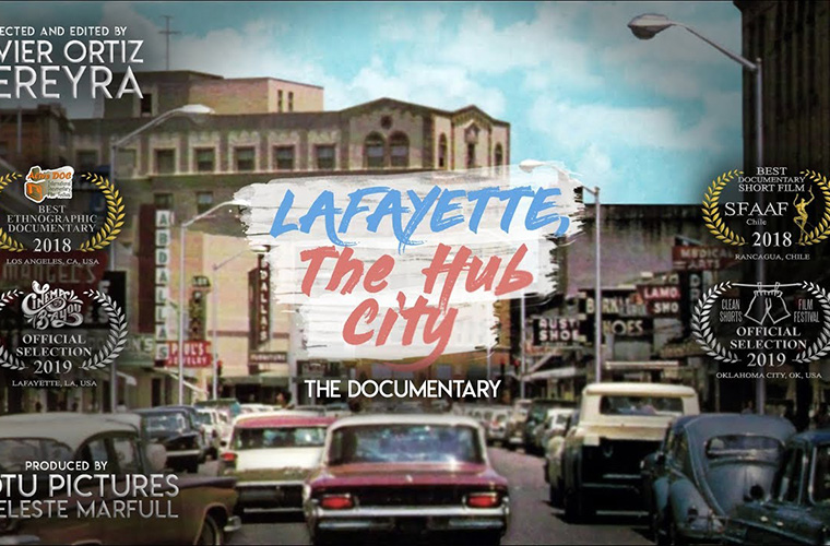 Poster for "Lafayette, The Hub City" Documentary