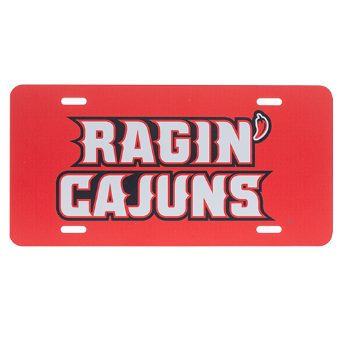 Ragin' Cajuns License Plate