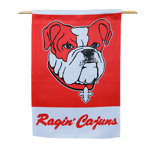 Vintage Ragin' Cajuns Script Garden Flag