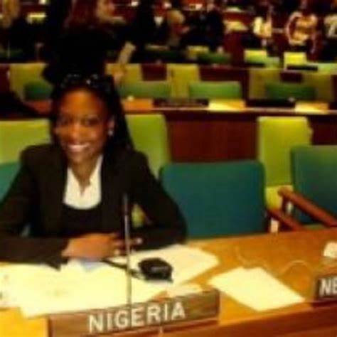 Lola sitting at a desk representing Nigeria