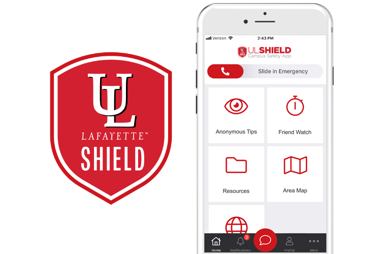 Phone screenshot of UL Shield app