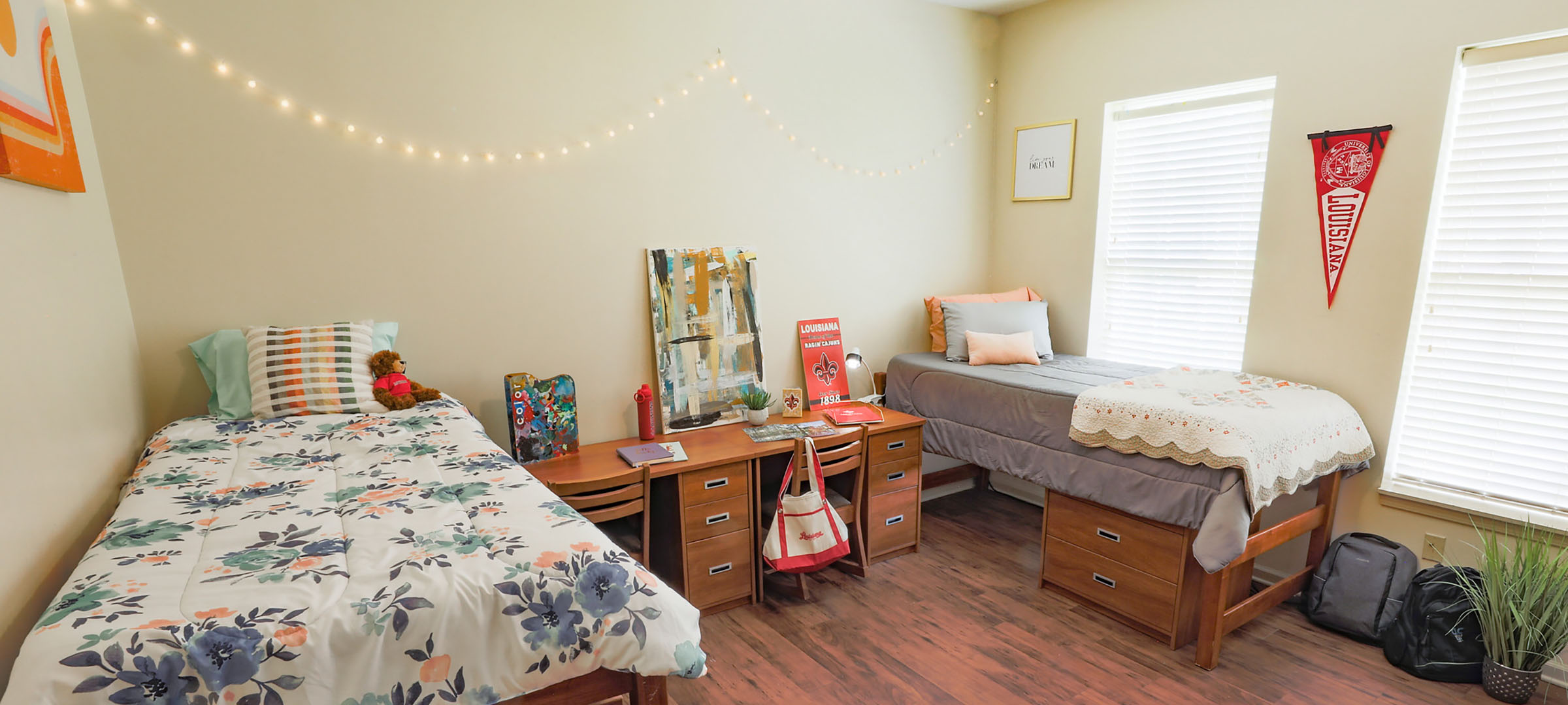 Suite style dorm room
