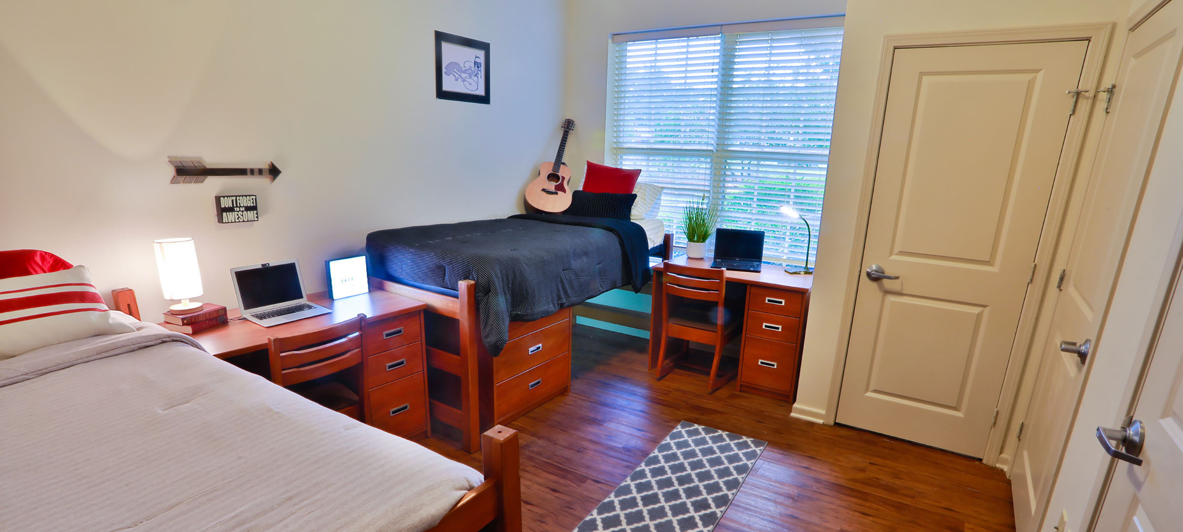 suite-style double dorm room