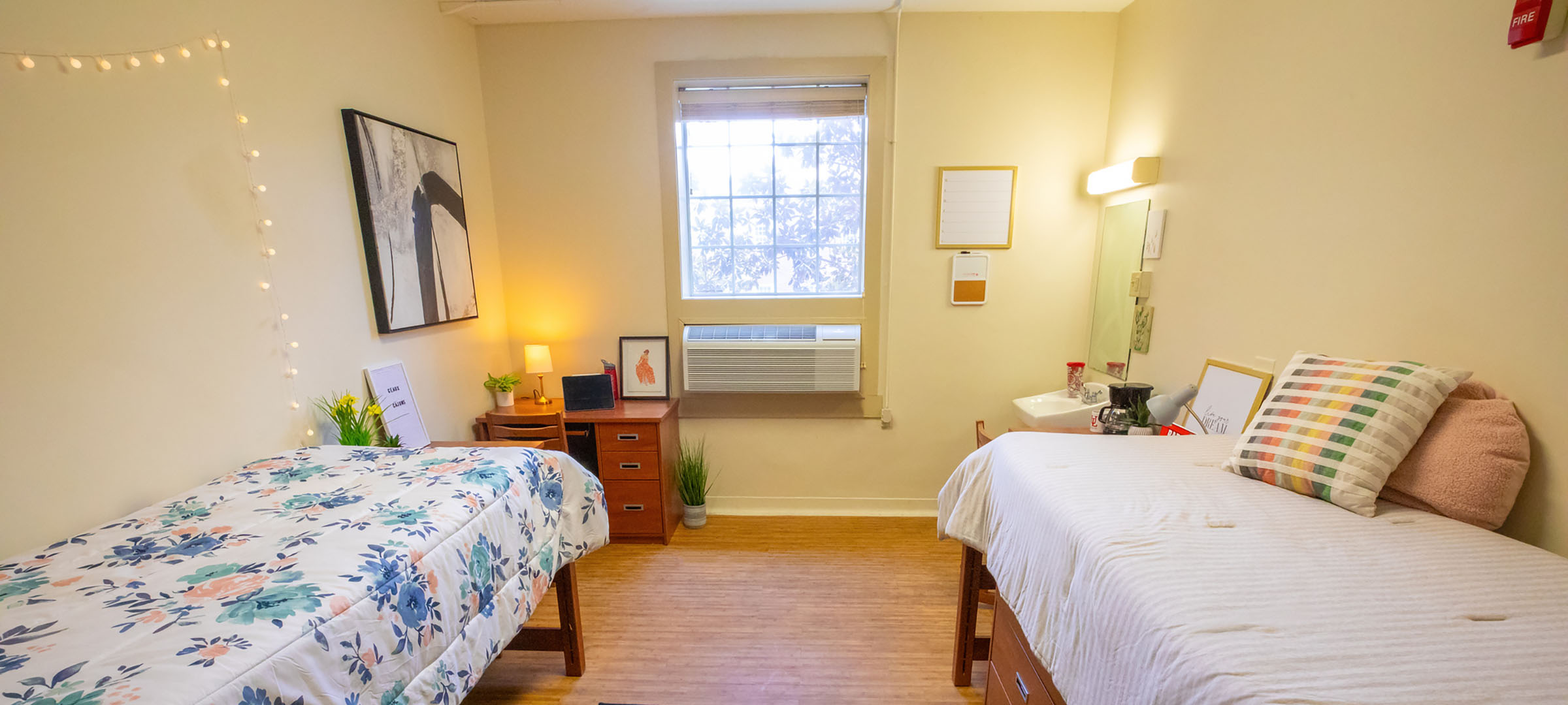 traditional dorm room