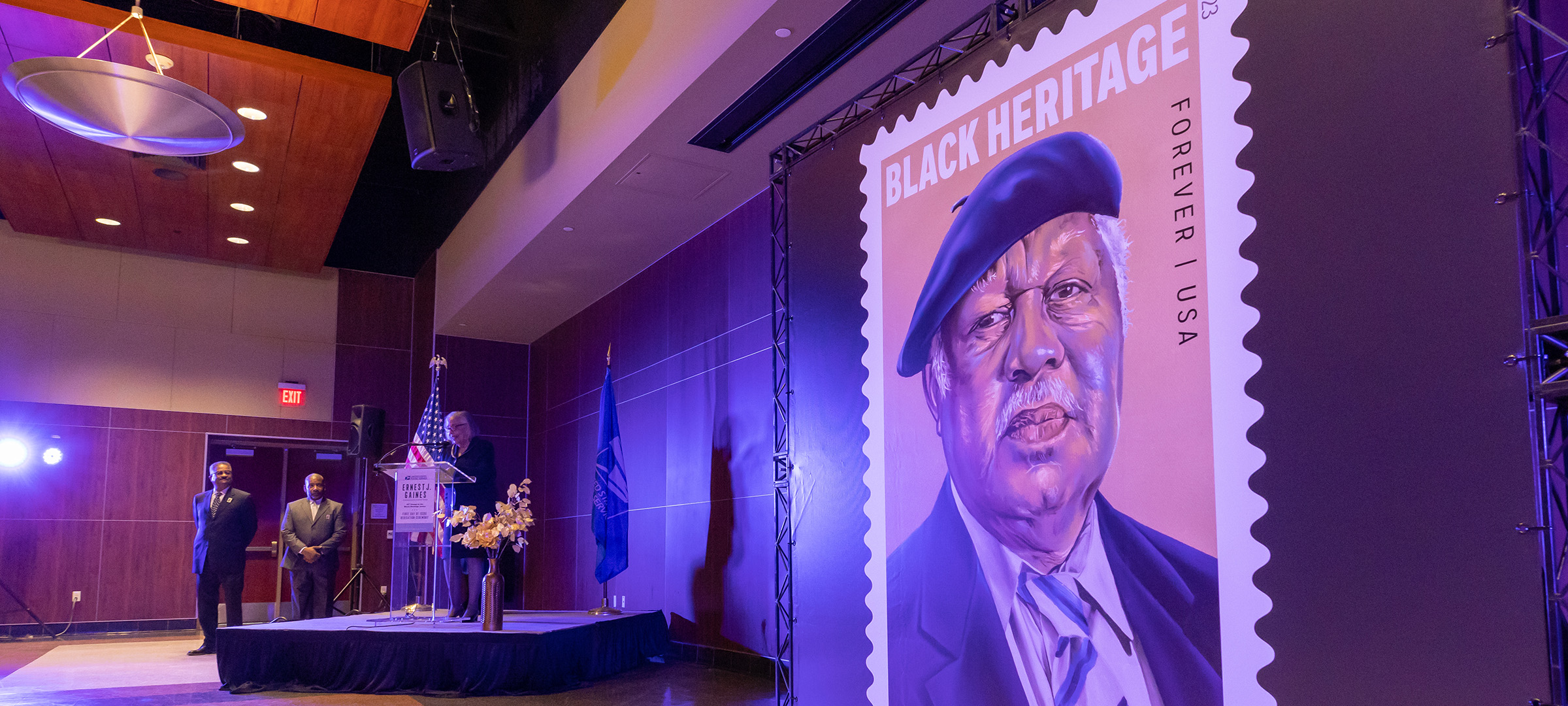 Ernest Gaines stamp reveal