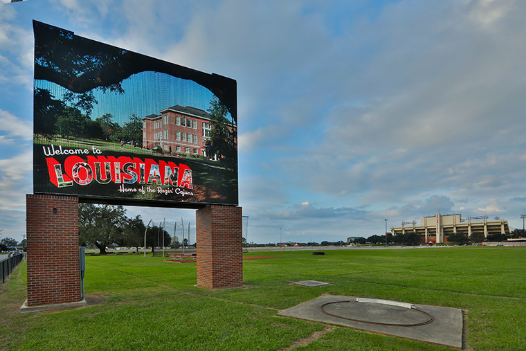 Billboard at Cajun Field