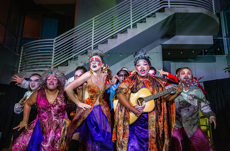 UL students perform in a play