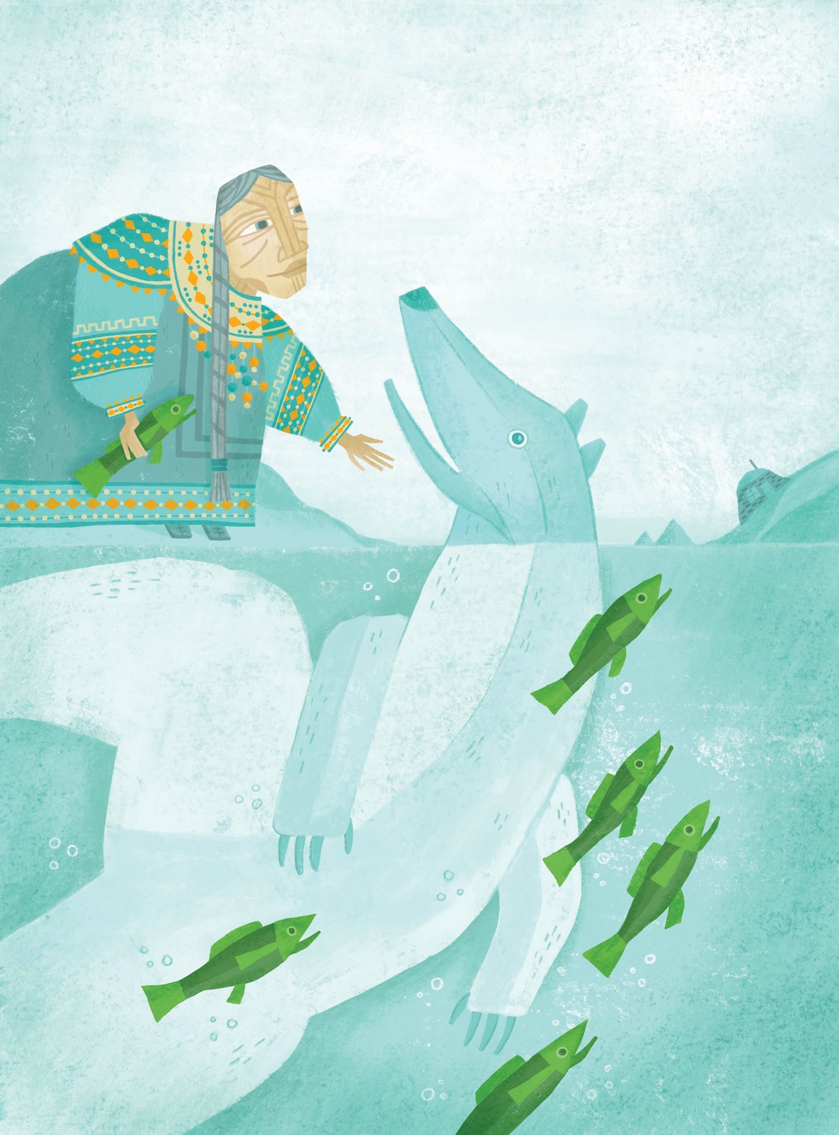 Denise Gallagher Woman and Bear
