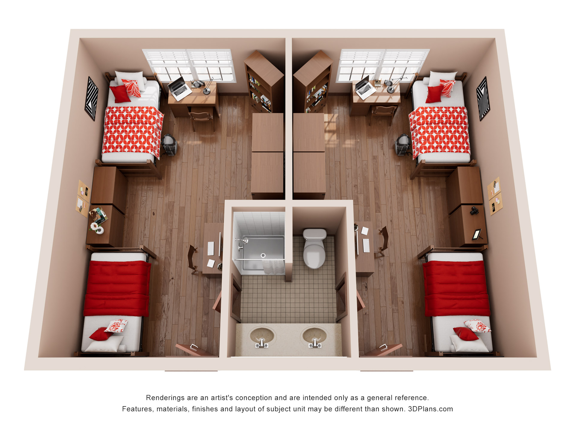 Double Junior Style floor plan
