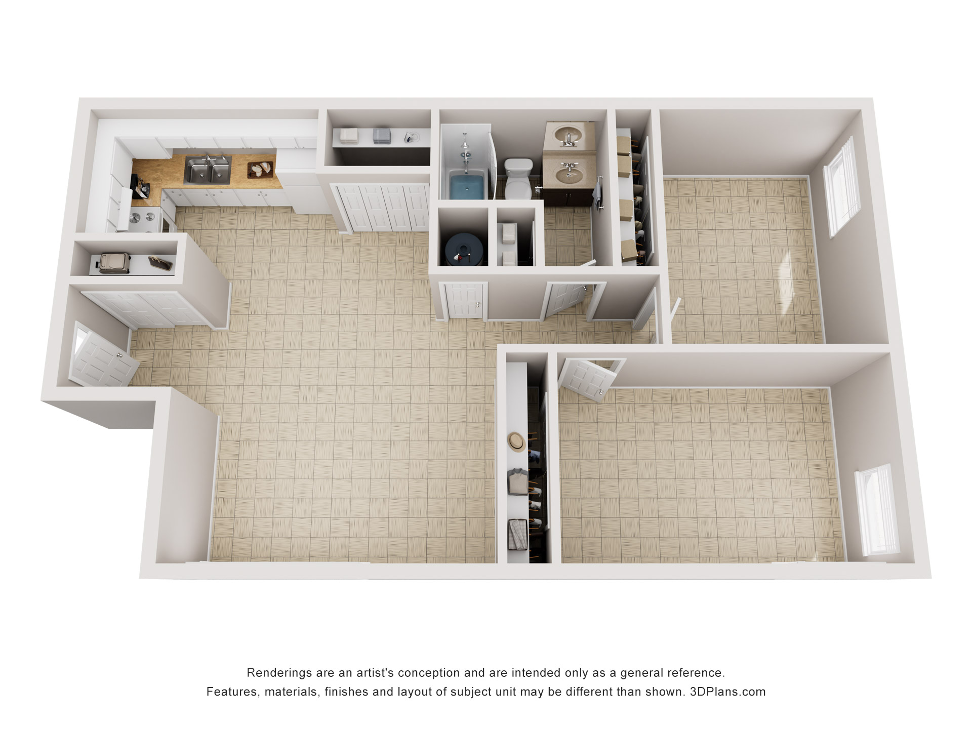 Family housing floor plan