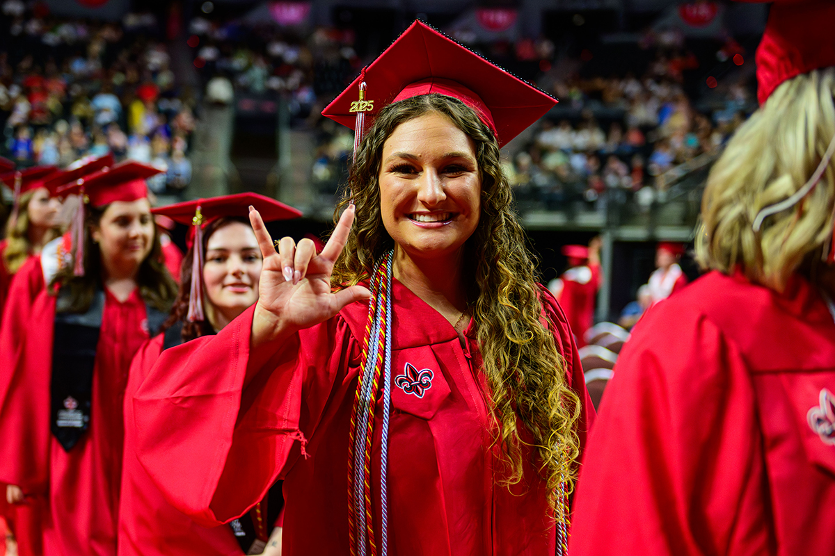 Graduate in the Spring 2025 Commencement ceremony