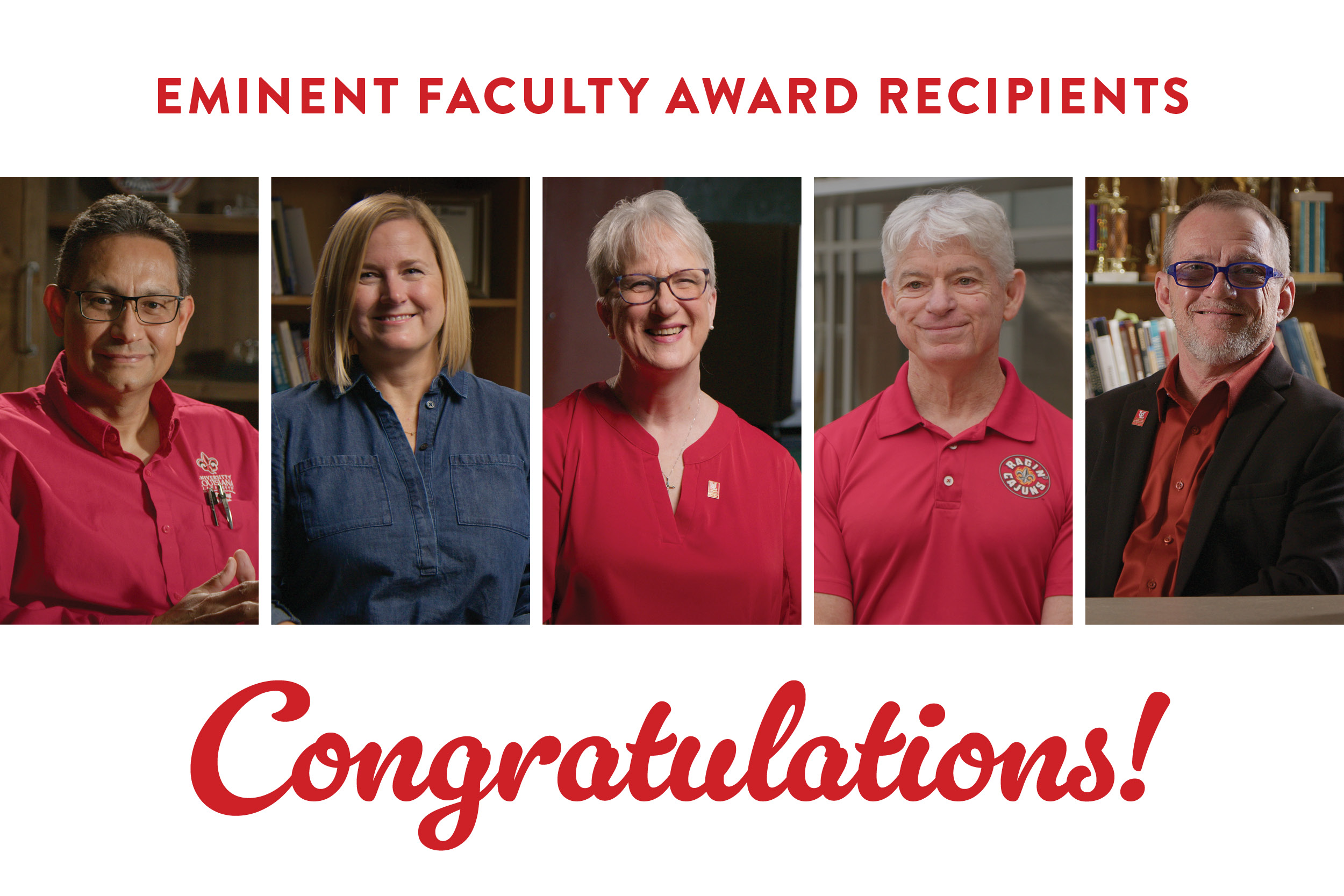 Eminent Faculty honorees