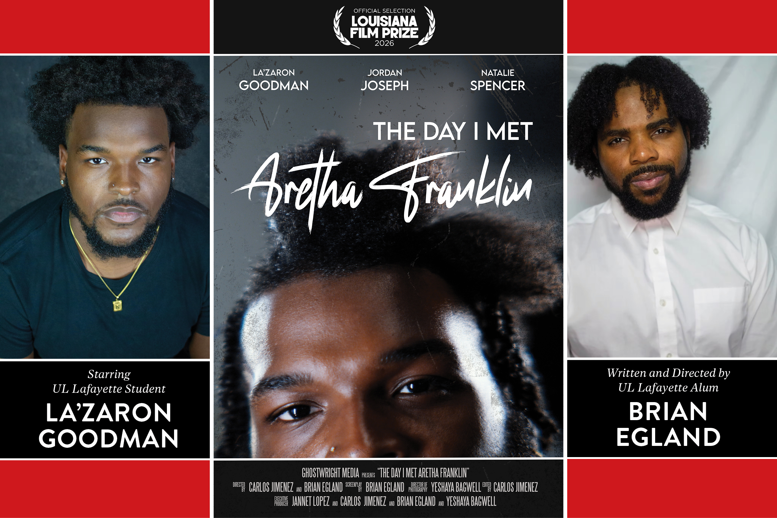 UL Lafayette student starring in alum’s film “The Day I Met Aretha Franklin”  