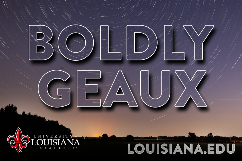 Boldly Geaux graphic