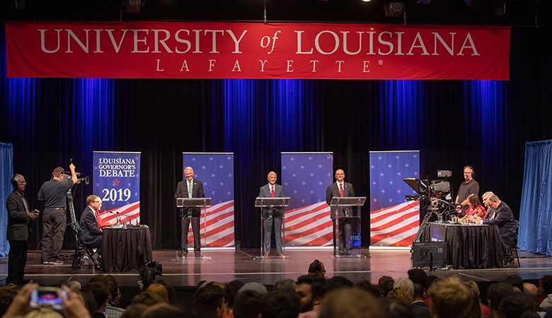 2019 gubernatorial debate at UL Lafayette