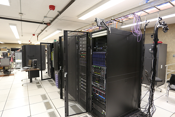 UL Lafayette Information Technology's server room