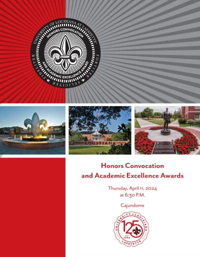 2024 Honors Convocation Program Cover