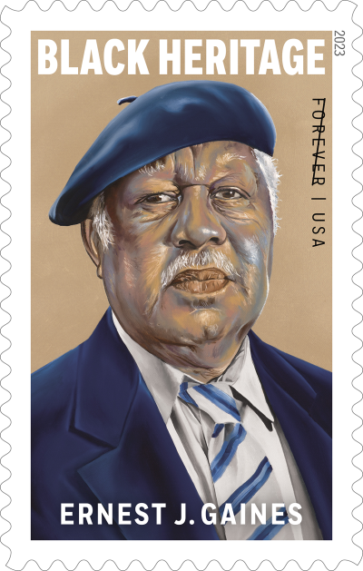 Postal Service unveils Ernest J. Gaines stamp