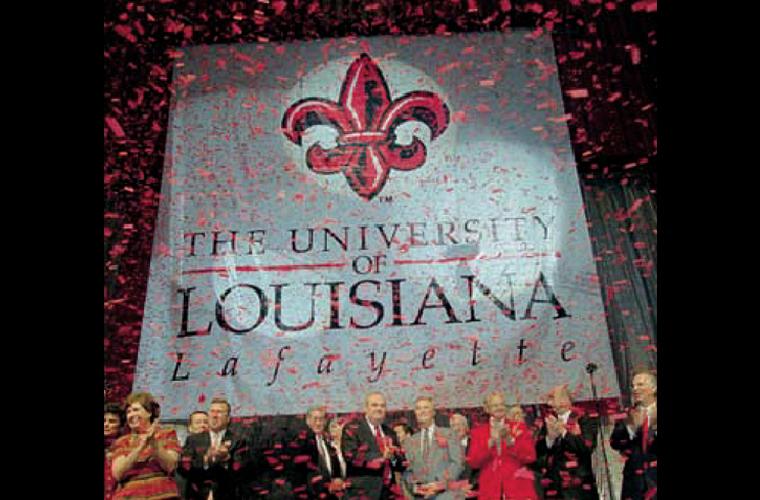 During a celebration of its centennial on Sept. 10, 1999, a new name made its debut: the University of Louisiana at Lafayette.  