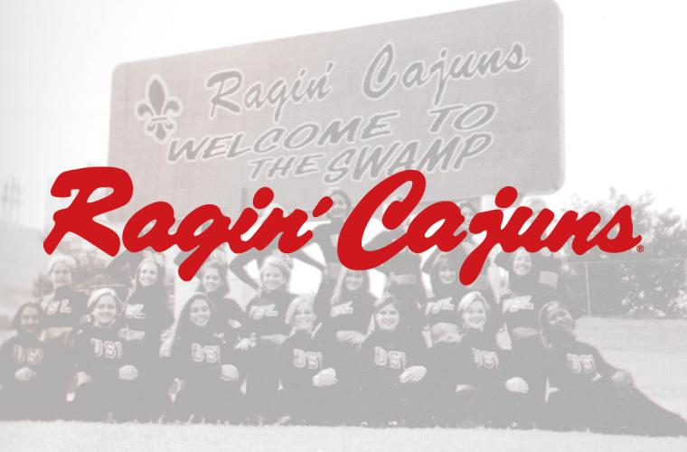 90s Ragin Cajuns Script Logo