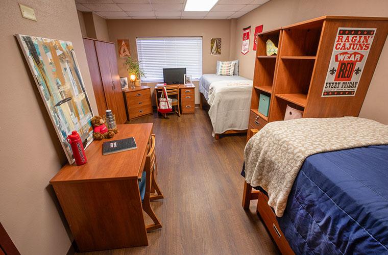 Junior suite double dorm room