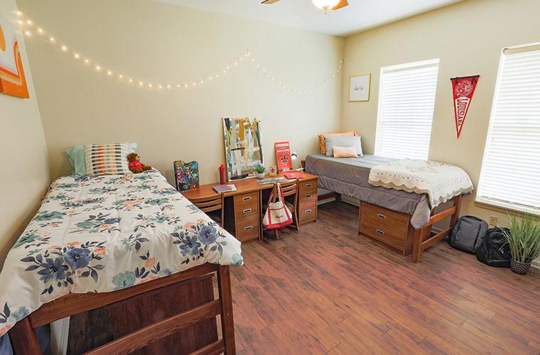 suite style double dorm room
