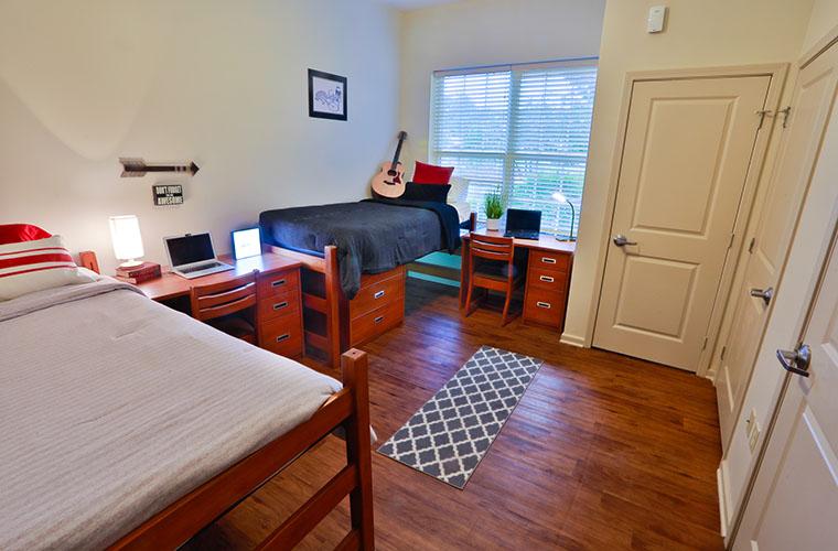 suite style double dorm room