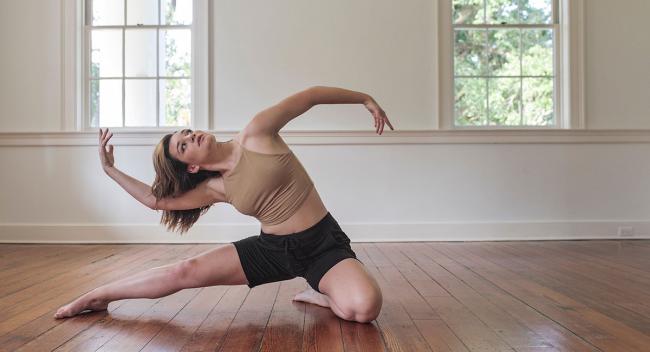 Dance program alum Natalie Kojis interned at the Koresh Dance Company in Philadelphia after graduation