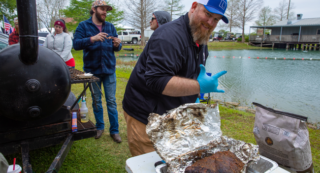 Office of Veteran and Military Student Services’ fundraiser Operation Smoke Sheaux barbecue contest