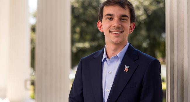 Portrait photo of 2024-2025 SGA President Cade Roy