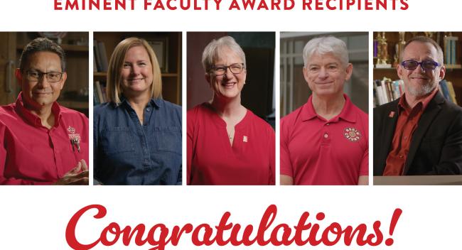 Eminent Faculty honorees