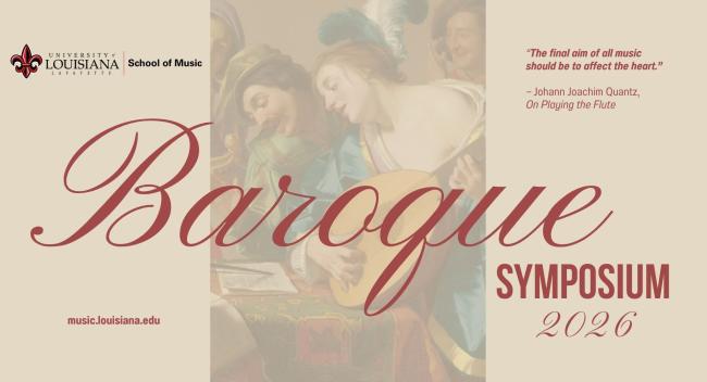 Baroque text with brown baclground