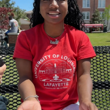 A student at Lagniappe Day