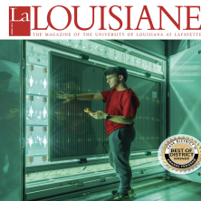 La Louisiane magazine cover celebrating its 125th year, Sun King, and Maison d'Etre