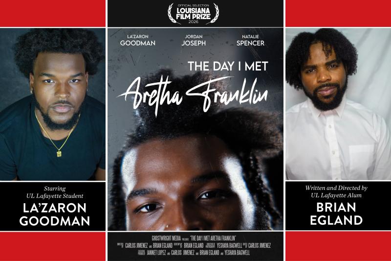 UL Lafayette student starring in alum’s film “The Day I Met Aretha Franklin”  
