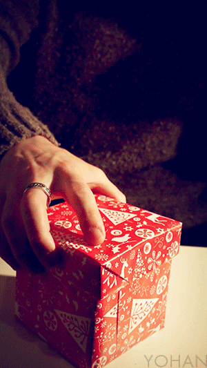 Gif of presents nested within one another