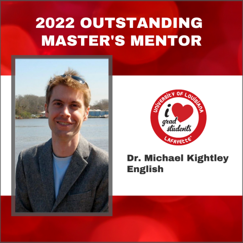 Outstanding Master's Mentor Dr. Michael Kightley