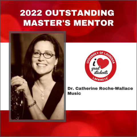2022 Outstanding Master's Mentor Dr. Catherine Roche-Wallace