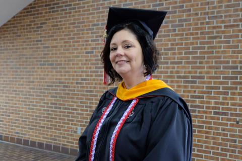 Tina Billberry, Master of Science in Nursing graduate, UL Lafayette Outstanding Master's Graduate