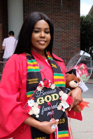 Kennette Toussaint completed her bachelor's degree online in general studies at UL Lafayette.