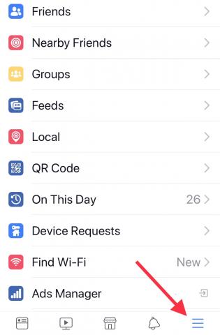 Facebook News Feed preferences settings menu location.